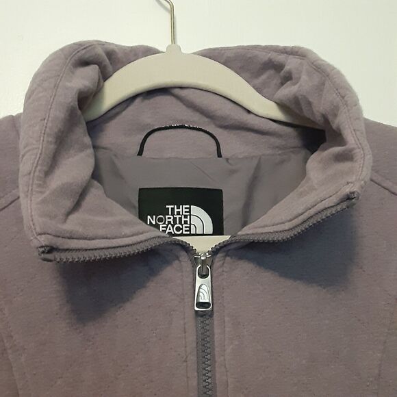 The North Face Adult Womens M Purple Full Zip Quilted Lightweight Jacket - Picture 3 of 9